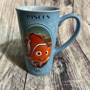 Disney Store Zodiac Pisces Finding Nemo Astrology Coffee Mug
